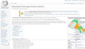 
							         Bensalem Township School District - Wikipedia								  
							    