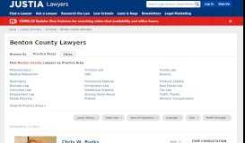 
							         Benton County Lawyers - Compare Top Attorneys in Benton County ...								  
							    