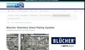
							         Benton's Plumbing Supplies | Blucher								  
							    