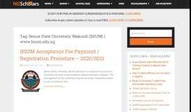 
							         Benue State University Makurdi (BSUM) | www.bsum.edu.ng ...								  
							    