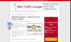 
							         BeOnTel Review – Huge Scam Or Legit System? | Web Traffic ...								  
							    