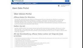 
							         Über dieses Portal - Open-Data-Portal München								  
							    