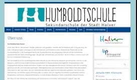 
							         Über uns | Humboldtschule Halver								  
							    