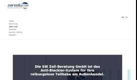 
							         Über Uns - SW Zoll-Beratung GmbH								  
							    