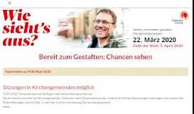 
							         „Bereit zum Gestalten: Chancen sehen“ PGR-Wahl Freiburg								  
							    