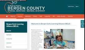 
							         Bergen Early Learning Alliance (BELA) / About Us								  
							    