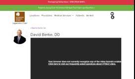 
							         Berke, David, DO - Riverside Medical Clinic								  
							    