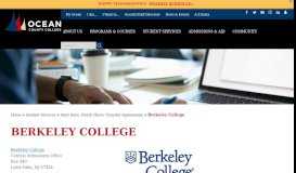 
							         Berkeley College | Ocean County College NJ								  
							    