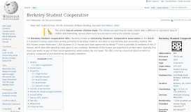 
							         Berkeley Student Cooperative - Wikipedia								  
							    