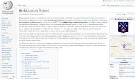 
							         Berkhamsted School - Wikipedia								  
							    