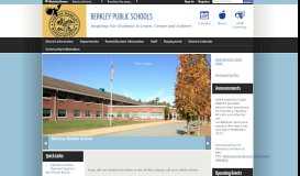 
							         BERKLEY PUBLIC SCHOOLS / Homepage								  
							    