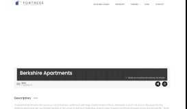 
							         Berkshire Apartments - Fortress Property Management Inc								  
							    