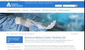 
							         Berkshire Medical Center, Pittsfield, MA Pittsfield, Massachusetts (MA ...								  
							    