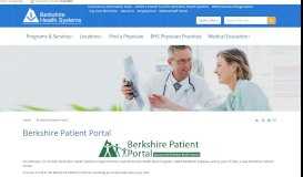 
							         Berkshire Patient Portal Pittsfield, Massachusetts (MA ...								  
							    