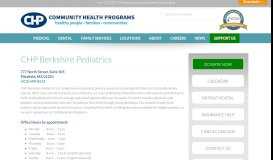 
							         Berkshire Pediatrics in Pittsfield | Community Health Programs								  
							    