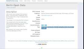 
							         Berlin Open Data - Data Portals								  
							    