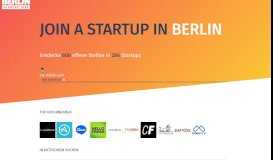 
							         Berlin Startup Jobs Stellenangebote | IT, Marketing, Praktika, Vertrieb								  
							    