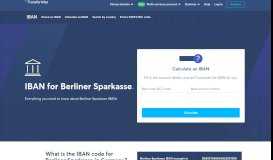 
							         Berliner Sparkasse IBAN - What is the IBAN for Berliner ...								  
							    