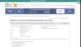 
							         BERNALILLO COUNTY HOUSING ... - New Mexico Medical Home Portal								  
							    