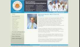 
							         Bernard Aaron, M.D. F.A.C.P - Atlantic Coast Gastroenterology								  
							    