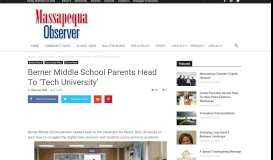 
							         Berner Middle School Parents Head To 'Tech University ...								  
							    