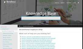 
							         BerniePortal Employee Help - BerniePortal Knowledge Base								  
							    