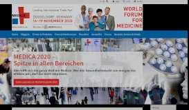 
							         Übersicht Services für Aussteller -- MEDICA - Weltforum der Medizin								  
							    