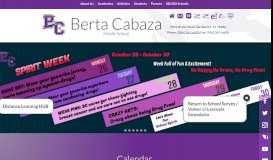 
							         Berta Cabaza Middle School - San Benito								  
							    