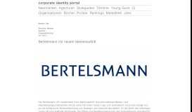 
							         Bertelsmann mit neuem Markenauftritt | Corporate Identity Portal								  
							    
