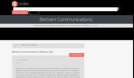 
							         Bertram Communications, LLC Reviews, Complaints, Customer Service								  
							    