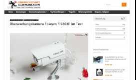 
							         Überwachungskamera Foscam FI9803P im Test								  
							    