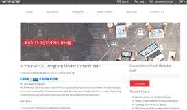 
							         BES IT Systems Blog | BYOD Portal								  
							    