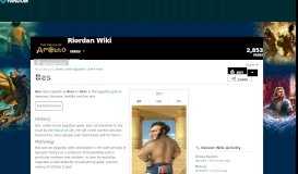 
							         Bes | Riordan Wiki | FANDOM powered by Wikia								  
							    