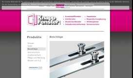 
							         Beschläge - Knapp Fenster GmbH, Friedrichsdorf / Taunus								  
							    
