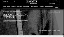 
							         Bespoke Ordering Systems | Secure Online Web Portal - Wm Sugdens								  
							    