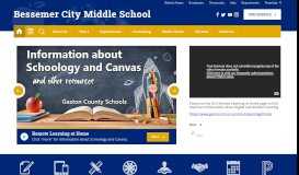 
							         Bessemer City Middle School / Homepage - Gaston County Schools								  
							    