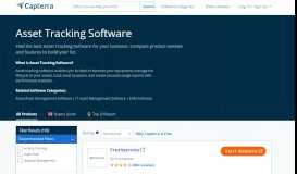 
							         Best Asset Tracking Software | 2019 Reviews of the Most Popular ...								  
							    