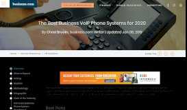 
							         Best Business VoIP and Internet Phone System Reviews of 2019								  
							    