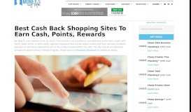 
							         Best Cash Back Shopping Sites For Free Cash, Points, Rewards								  
							    