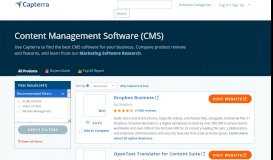 
							         Best Content Management Software (CMS) | 2019 Reviews of the ...								  
							    