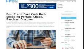 
							         Best Credit Card Cash Back Shopping Portals: Chase, Barclays ...								  
							    