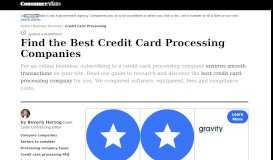 
							         Best Credit Card Processors of 2019 | ConsumerAffairs								  
							    