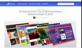 
							         Best Ecommerce Websites: 22 Award-Winning Design Examples (2019)								  
							    
