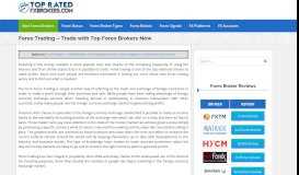 
							         Best Forex Brokers - List of the Top FX Trading Sites in June 2019								  
							    