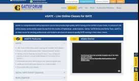 
							         Best GATE Online Classes | Live Interaction with Doubt ... - Gateforum								  
							    