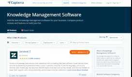 
							         Best Knowledge Management Software | 2019 Reviews of the Most ...								  
							    