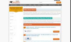 
							         Best Online Education Portal - Excite								  
							    