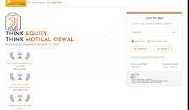 
							         Best Online Trading Account | Login to Trade Online | Motilal Oswal								  
							    