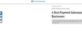 
							         Best Payment Gateway for Small Business 2017: Stripe vs. PayPal vs ...								  
							    