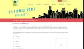 
							         Best Portal Mobile Websites and Apps | MobileWebAwards								  
							    